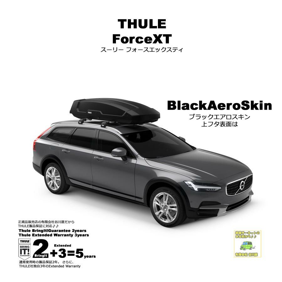 THULE ForceXT ALPINE th6355 ブラックエアロスキン | スーリー 