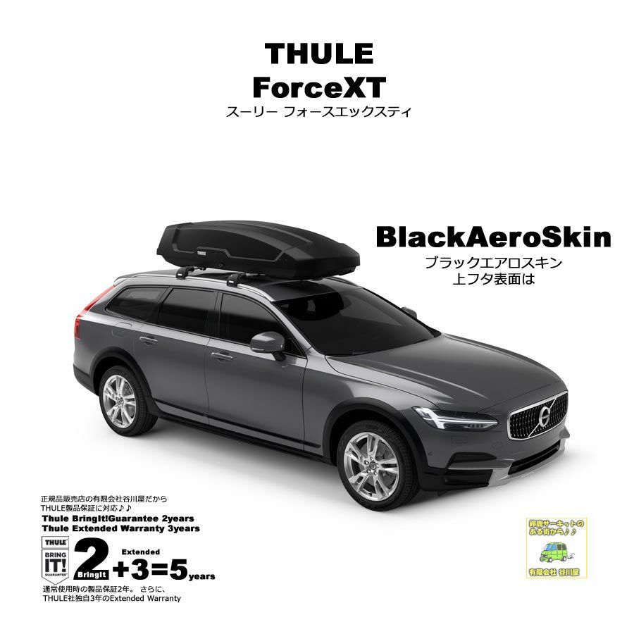 取寄せ] ・THULE ForceXT ALPINE th6355 ブラックエアロスキン 