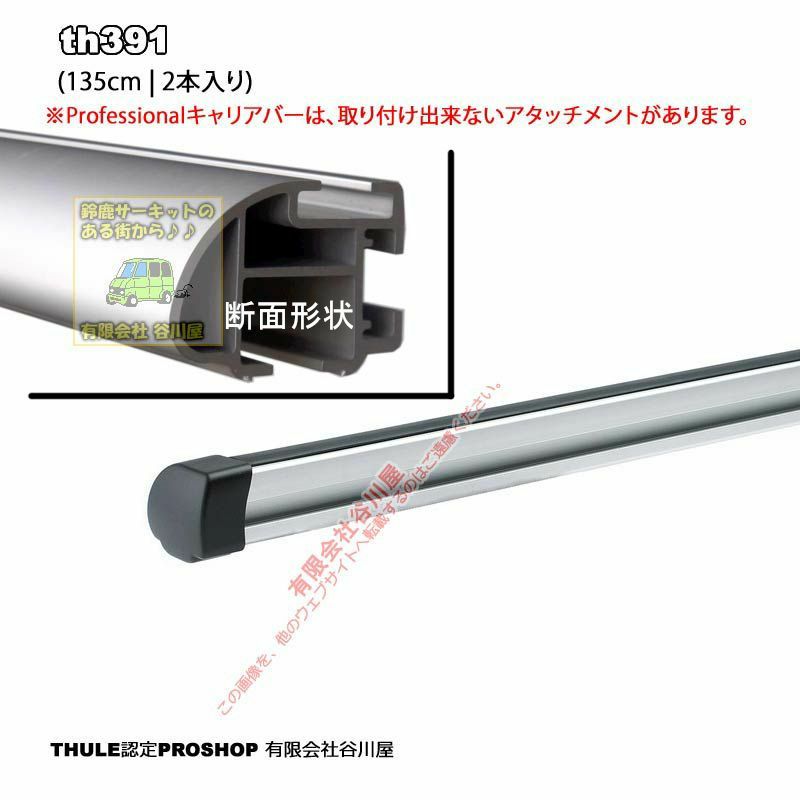 THULE プロフェッショナルキャリアバー th391(プロフェッショナル専用 