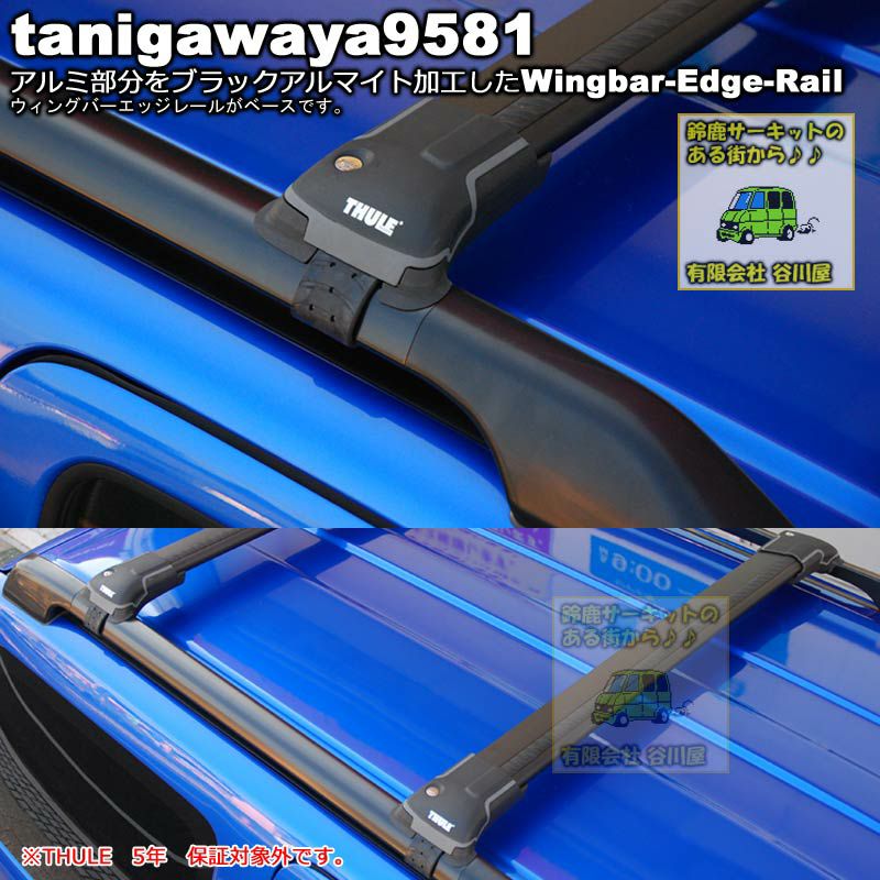 弊社にある在庫限りの販売】 BLACK THULE Wingbar-Edge Rail