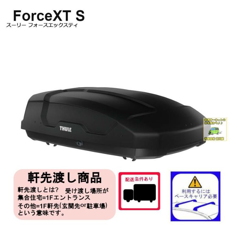 THULE ForceXT S th6351ブラックエアロスキン | スーリーフォース