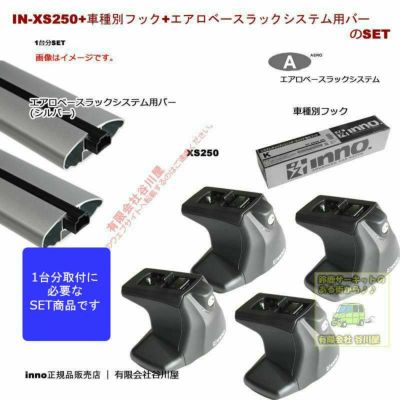 newバーのセット ホンダ:N-BOX JF1/2系 ルーフレール無 IN-SUT IN-B127BKK415):innoベースキャリアset |  谷川屋ショッピングサイト【公式】