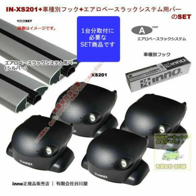 日産:ノート E12系 ルーフレール無 IN-SUT IN-B127 K421):inno