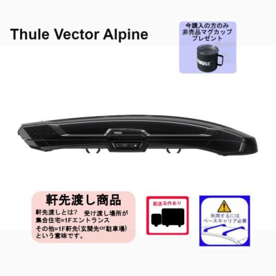 THULE VectorM /ベクターMブラックメタリック th6132-1 ：ジェットバッグ